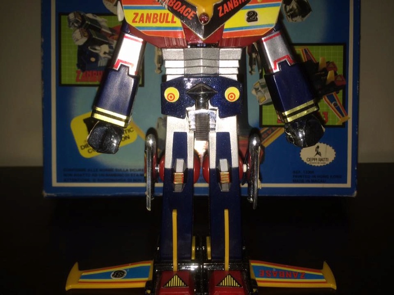 robot - Robot-ZAMBOT-3-Junior-3-in-1-Ceppiratti-Die-Cast-1980-Zamboace-Zambull-Zambase 14440611