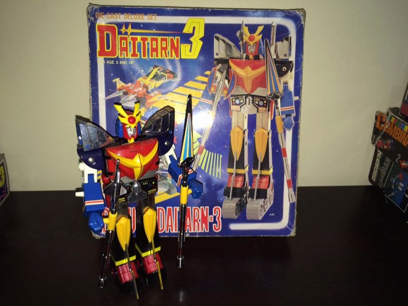 Daitarn 3 Clover DX Sunrise Deluxe set Daitan TRE Toys Anni 70 80 Vintage 14441110