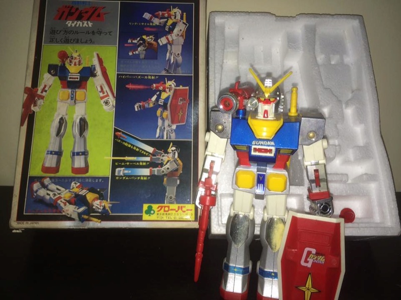gundam - Robot-Gundam-RX-78-DX-Clover-con 70 80 Vintage Spara Dischi al Petto 14445910