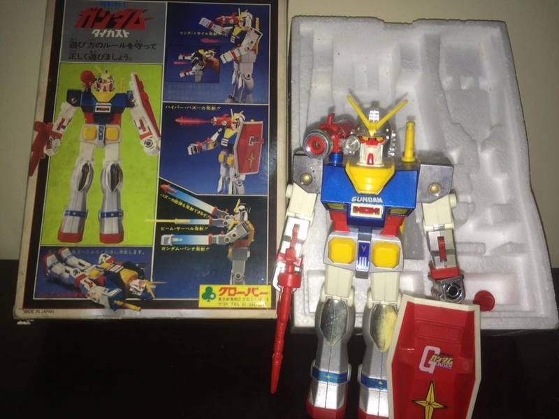 Robot-Gundam-RX-78-DX-Clover-con 70 80 Vintage Spara Dischi al Petto 14445910