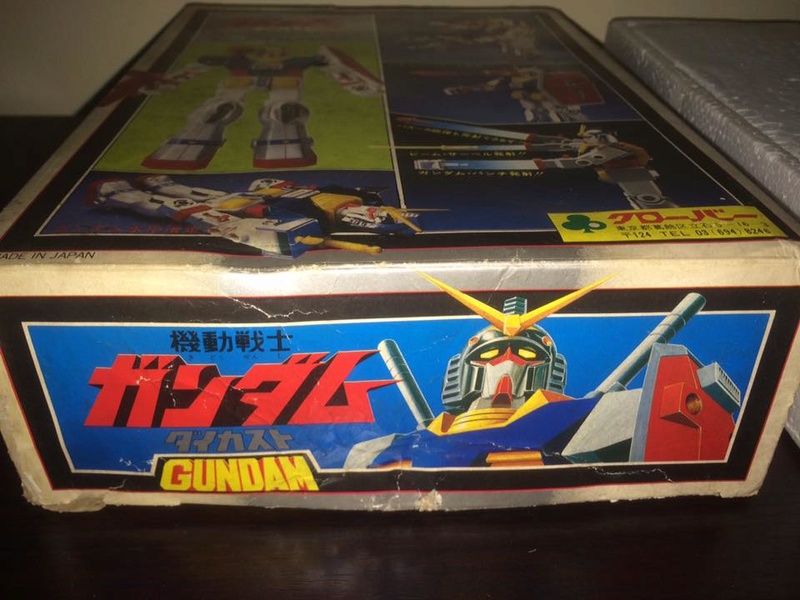 Robot-Gundam-RX-78-DX-Clover-con 70 80 Vintage Spara Dischi al Petto 14446110