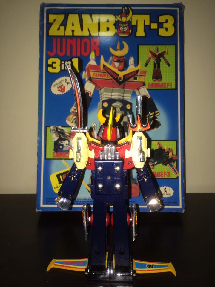 robot - Robot-ZAMBOT-3-Junior-3-in-1-Ceppiratti-Die-Cast-1980-Zamboace-Zambull-Zambase 14449011