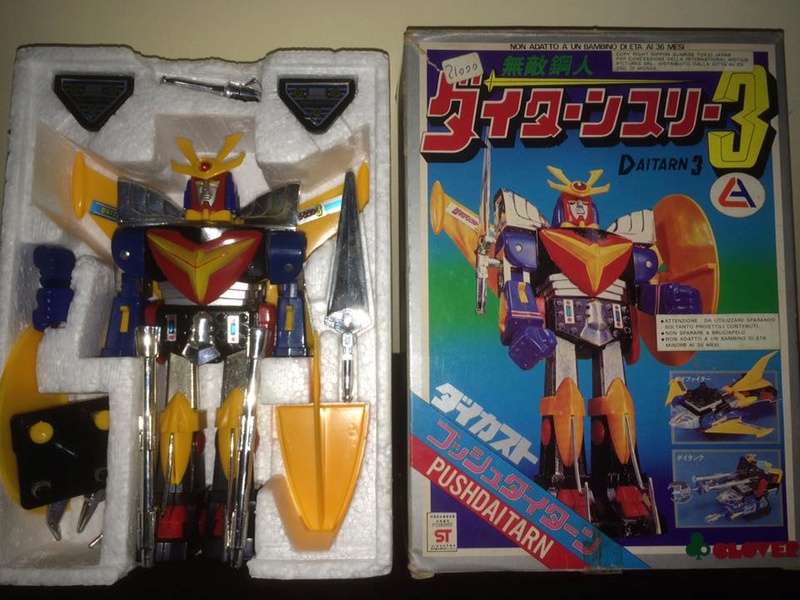 Daitarn 3 Daitan tre Clover Tre trasformazioni Anni 70 /80 Toys Vintage 14462713