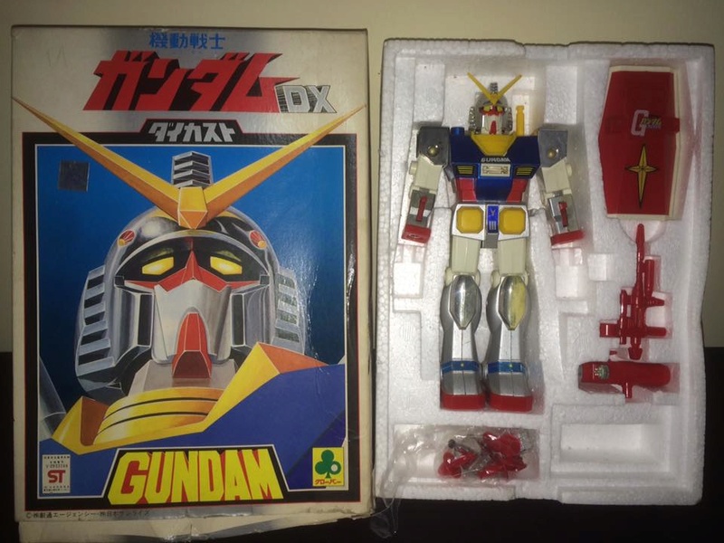 Robot-Gundam-RX-78-DX-Clover-con 70 80 Vintage Spara Dischi al Petto 14463010