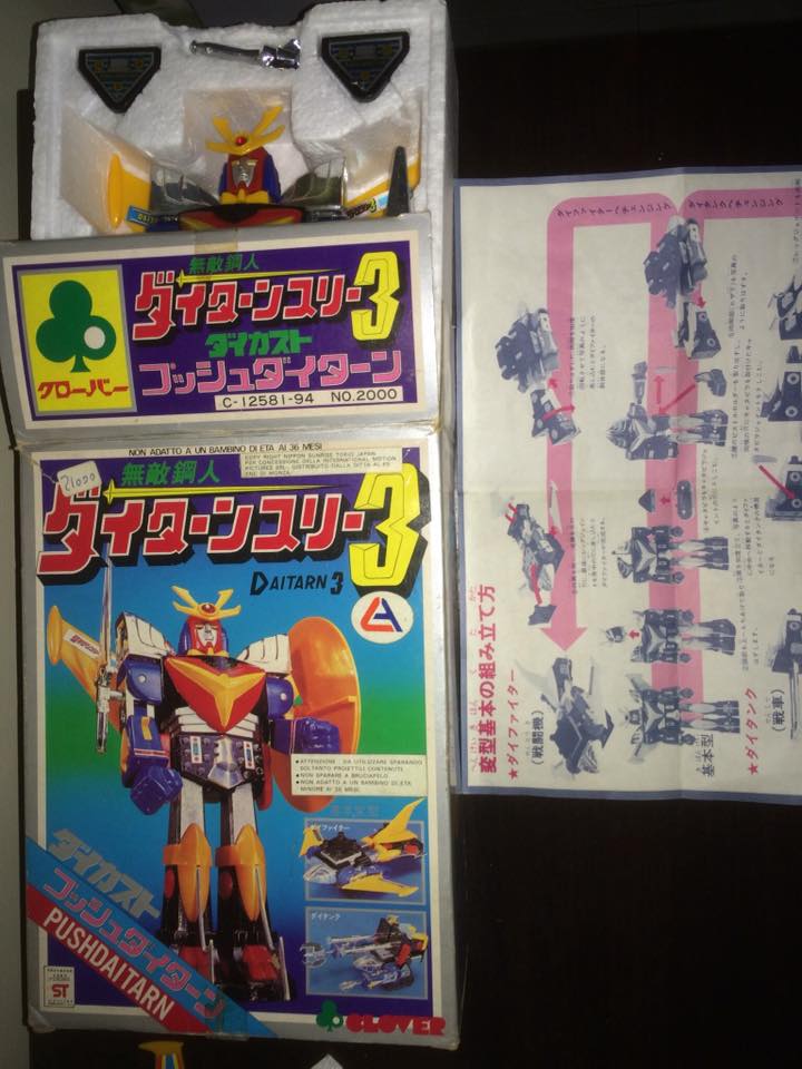 Daitarn 3 Daitan tre Clover Tre trasformazioni Anni 70 /80 Toys Vintage 14479610