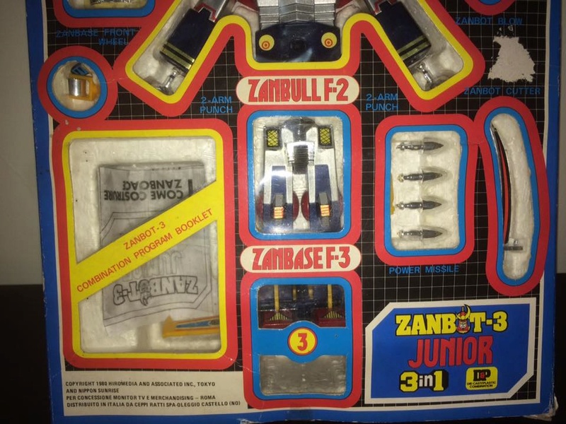 robot - Robot-ZAMBOT-3-Junior-3-in-1-Ceppiratti-Die-Cast-1980-Zamboace-Zambull-Zambase 14479611