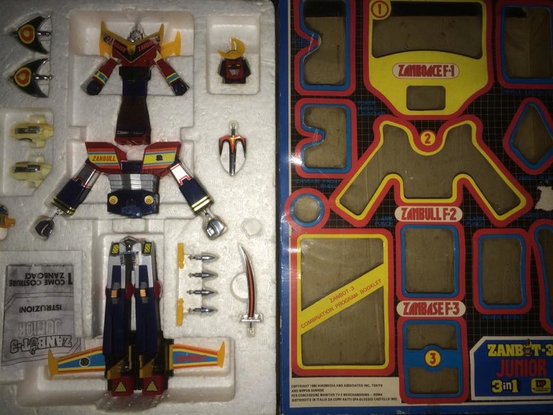 robot - Robot-ZAMBOT-3-Junior-3-in-1-Ceppiratti-Die-Cast-1980-Zamboace-Zambull-Zambase 14484611