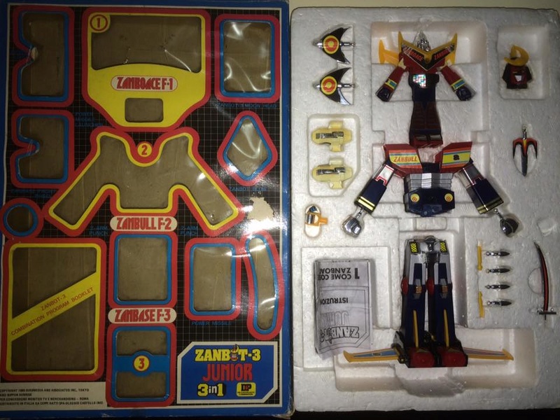 robot - Robot-ZAMBOT-3-Junior-3-in-1-Ceppiratti-Die-Cast-1980-Zamboace-Zambull-Zambase 14485010