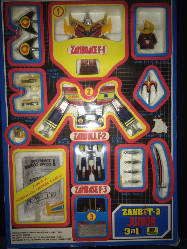 robot - Robot-ZAMBOT-3-Junior-3-in-1-Ceppiratti-Die-Cast-1980-Zamboace-Zambull-Zambase 14494611