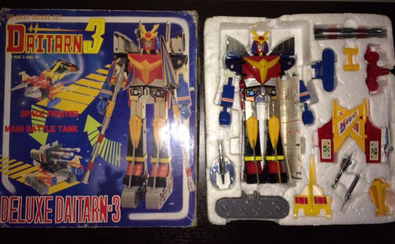 Daitarn 3 Clover DX Sunrise Deluxe set Daitan TRE Toys Anni 70 80 Vintage 14495310