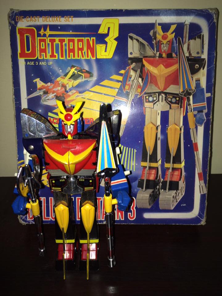 Daitarn 3 Clover DX Sunrise Deluxe set Daitan TRE Toys Anni 70 80 Vintage 14495410