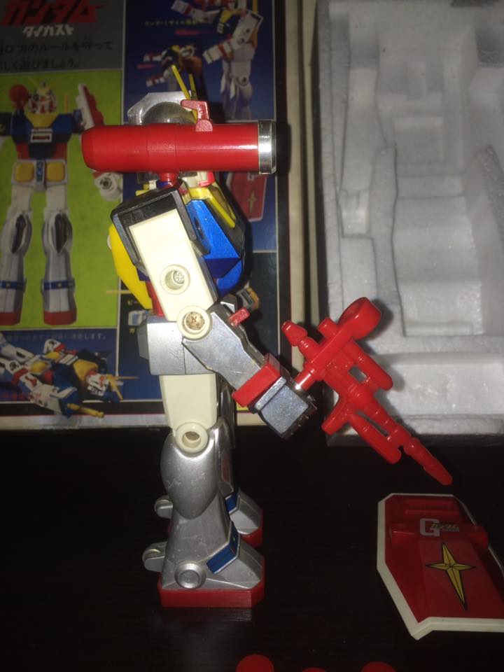gundam - Robot-Gundam-RX-78-DX-Clover-con 70 80 Vintage Spara Dischi al Petto 14520610