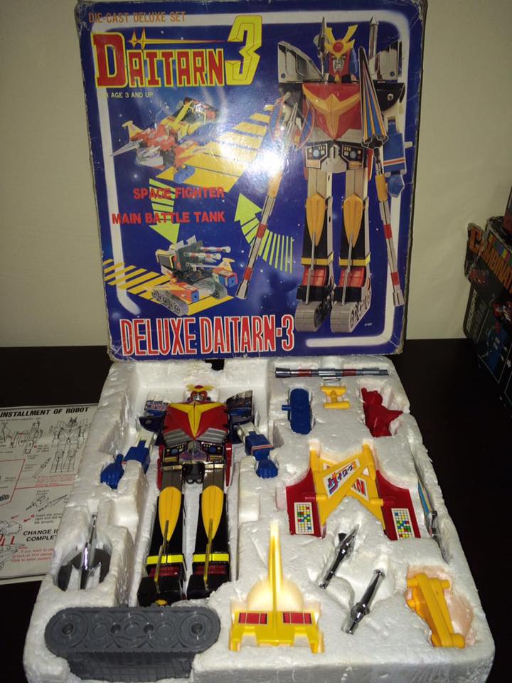 Daitarn 3 Clover DX Sunrise Deluxe set Daitan TRE Toys Anni 70 80 Vintage 14522710