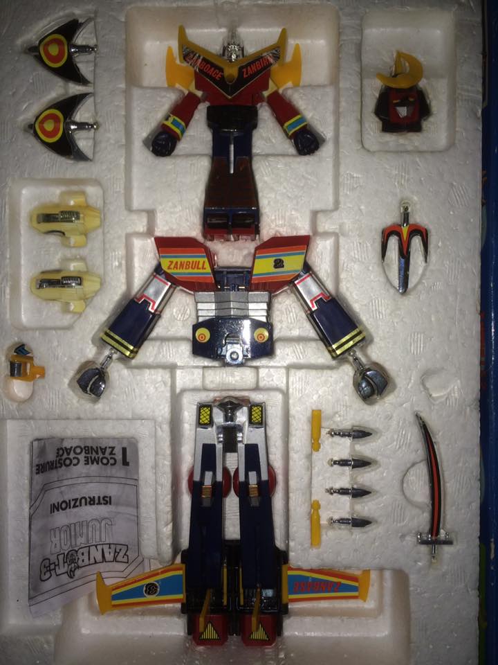 robot - Robot-ZAMBOT-3-Junior-3-in-1-Ceppiratti-Die-Cast-1980-Zamboace-Zambull-Zambase 14522713