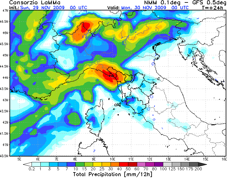 Peggioramento 29 novembre -1 dicembre: ultimi aggiornamenti Pcp12h10