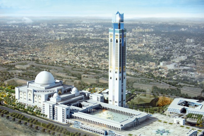 مسجد الجزائر الكبير: مئذنة أم ناطحة سحاب؟! 0acomg10