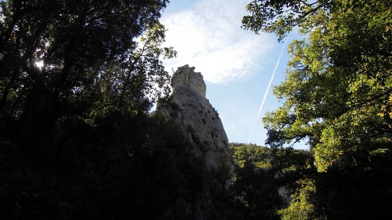 Randonnée plus calme aux Eguilles de Valbelle par le Gapeau le 20 Octobre 2016 Dscn4515