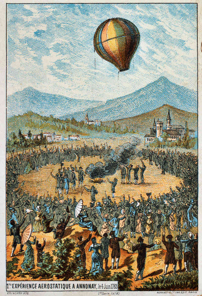 4 juin 1783, 1er vol officiel d'une Montgolfière Early_10