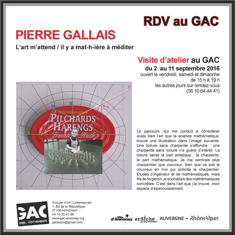 art et mathématique, Pierre Gallais Rdvipi10