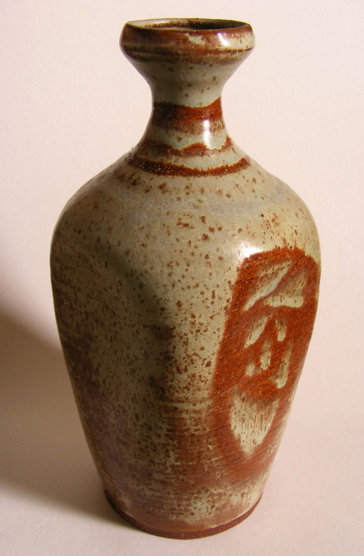 Studio bottle vase, RJW mark, John R Ward  Dscf3610