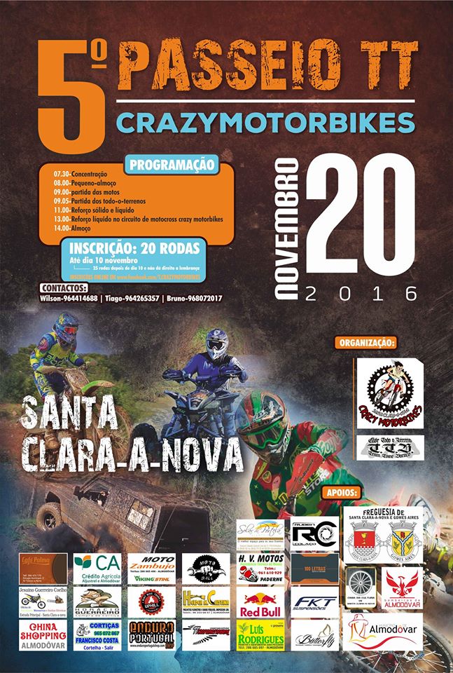 5º Passeio TT  Crazymotorbikes , Santa Clara A Nova  - 20 Novembro  14543610
