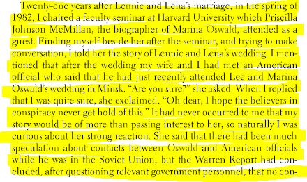 Oswald's marriage: true love or a mission for KGB or CIA? Moscow10