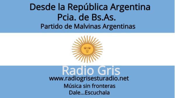 En Malvinas Argentinas, Radio Gris, tu radio. Aviso297