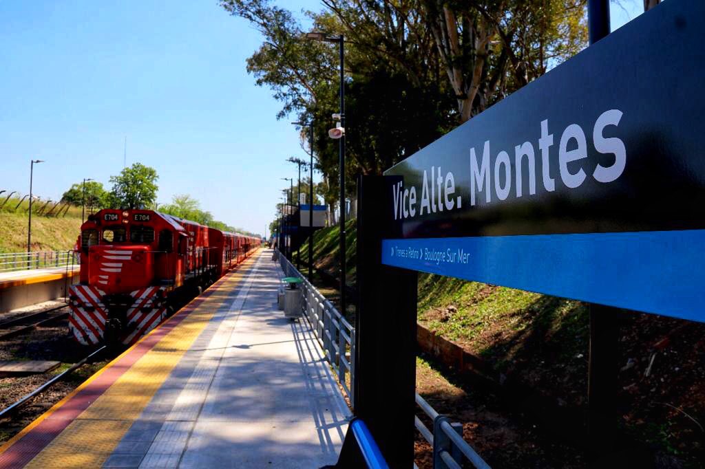 Belgrano Norte: inauguraron las renovadas estaciones Montes y Del Viso Estaci11
