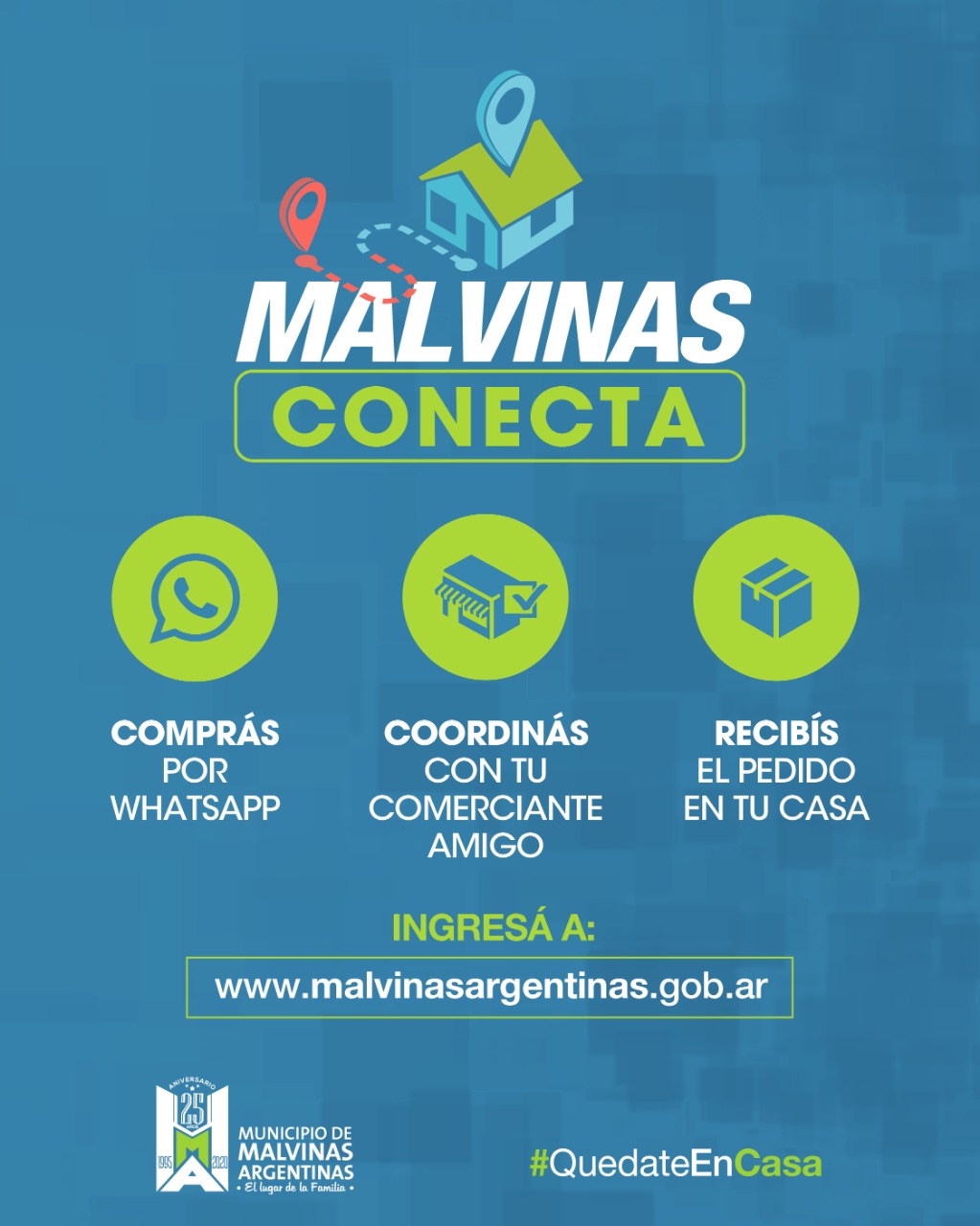 Llega Malvinas Conecta. Whatsa30