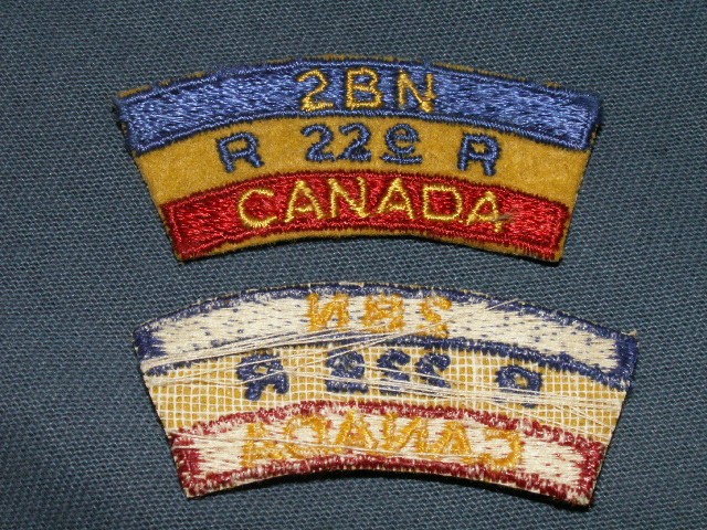 Royal 22e Regiment Shoulder Patches R22er-13