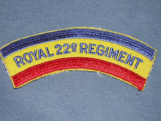 Royal 22e Regiment Shoulder Patches R22er10