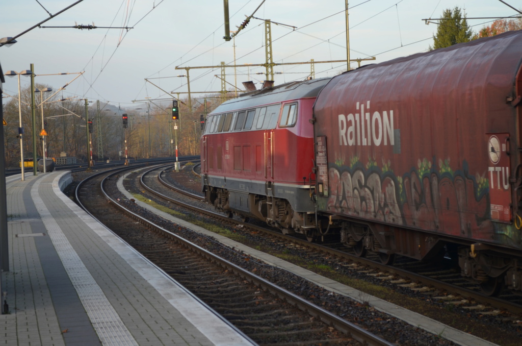 Bahn-Impressionen aus Au/Sieg 20141116