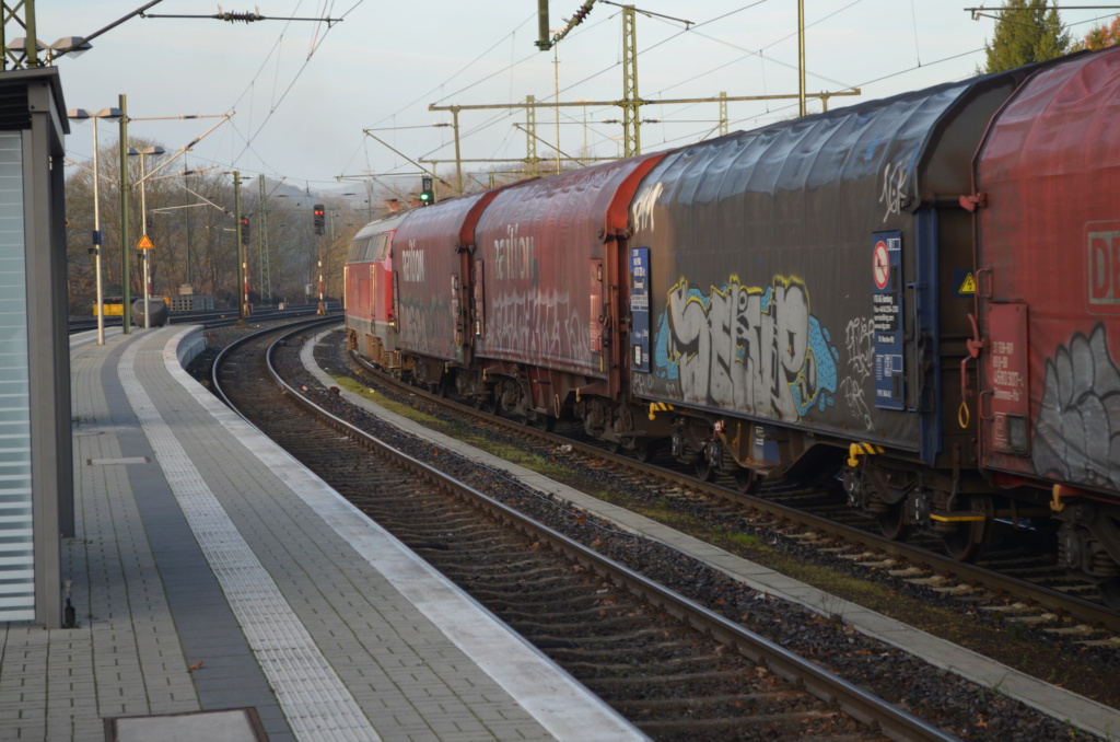 Bahn-Impressionen aus Au/Sieg 20141117