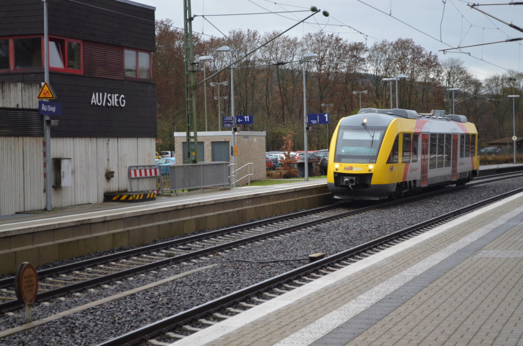 Bahn-Impressionen aus Au/Sieg 20161116