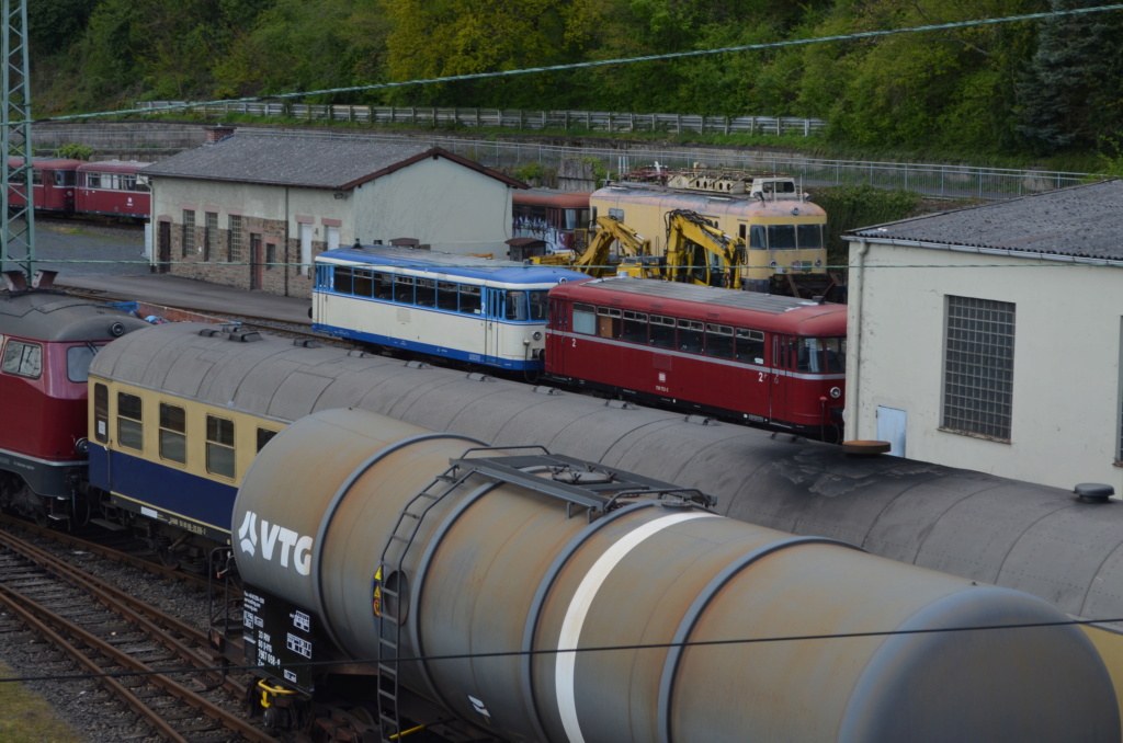 Bahn-Impressionen aus Linz, EVG-Gleise 20170425