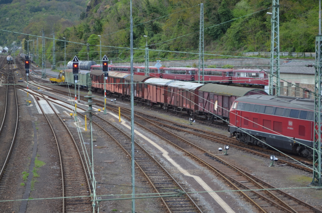 Bahn-Impressionen aus Linz, EVG-Gleise 20170427
