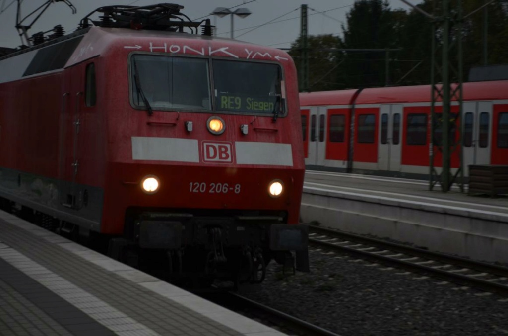 Bahn-Impressionen aus Au/Sieg 20171011