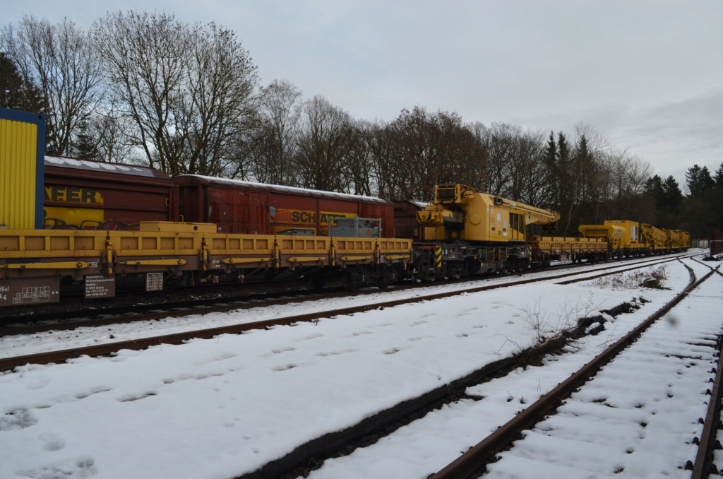 Bahn-Baustelle im Bf Scheuerfeld (Weba) 20211228