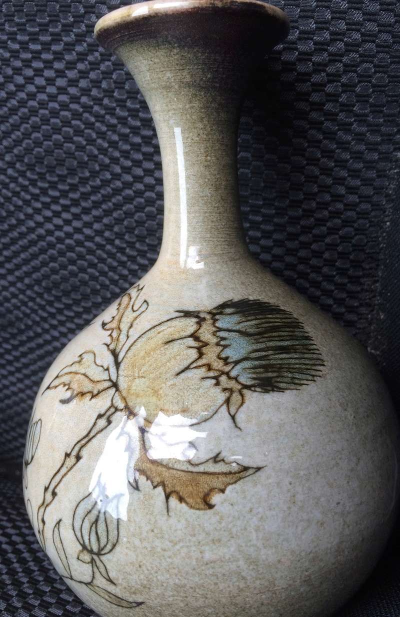 Thistle and Daisies Vase - Nadine and Michel Bailly, France. Image18