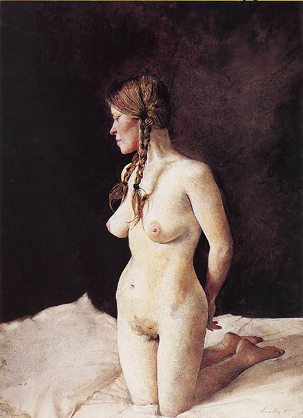 C Les nus, série d'Helga et autres nus Wyeth_76