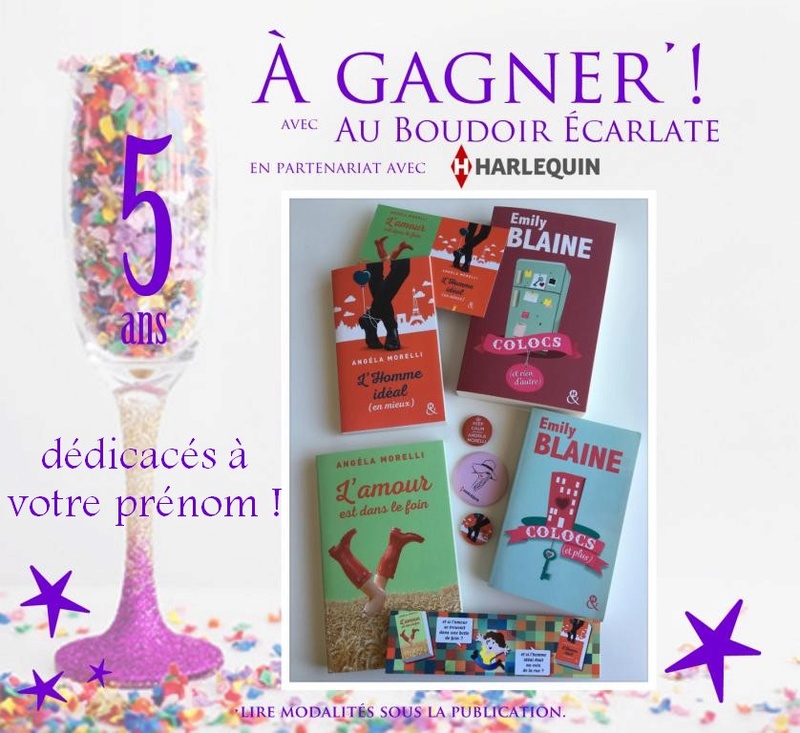 Bloganniversaire 5 - 33 : romans d'Angela Morelli et Emily Blaine Harleq10