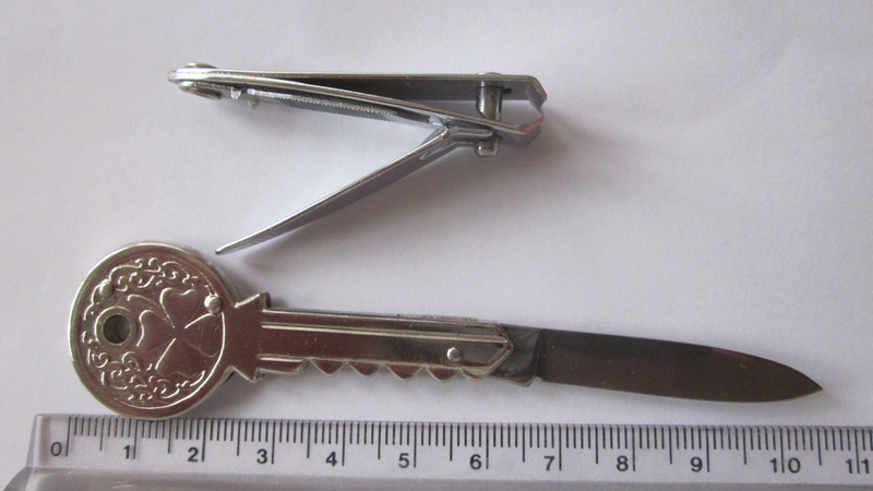 Clé de trousseau - canif discret Cly-ca13