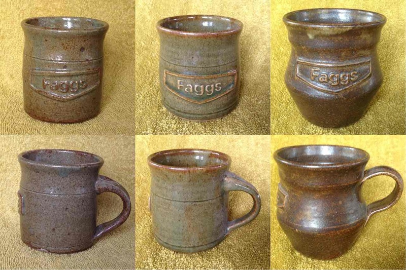 coffee - handpotted coffee mugs for "Faggs" Faggs10