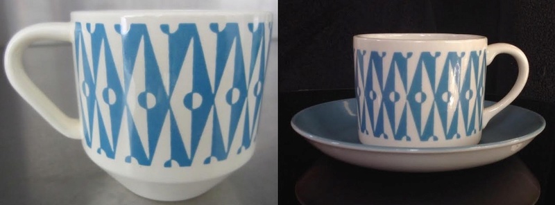 Patterns from 3012 cups reused on various coffee cans: Focus, Motif, Conifer (and Talahasse vs Candy Stripe) Focus110