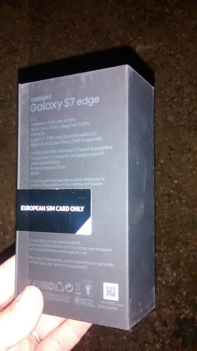 [vds] Samsung galaxy s7 edge 32g. Black onyx neuf scellé  Image15