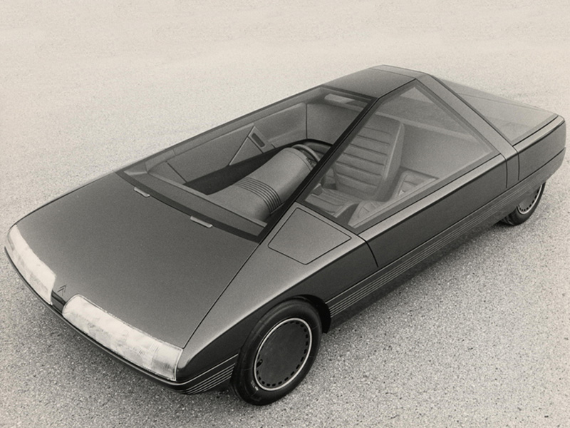 1980 - Citroën "Karin" Exercice de Style et une proposition pour un véhicule de l'avenir au Salon de l’Auto à Paris. Citroe13