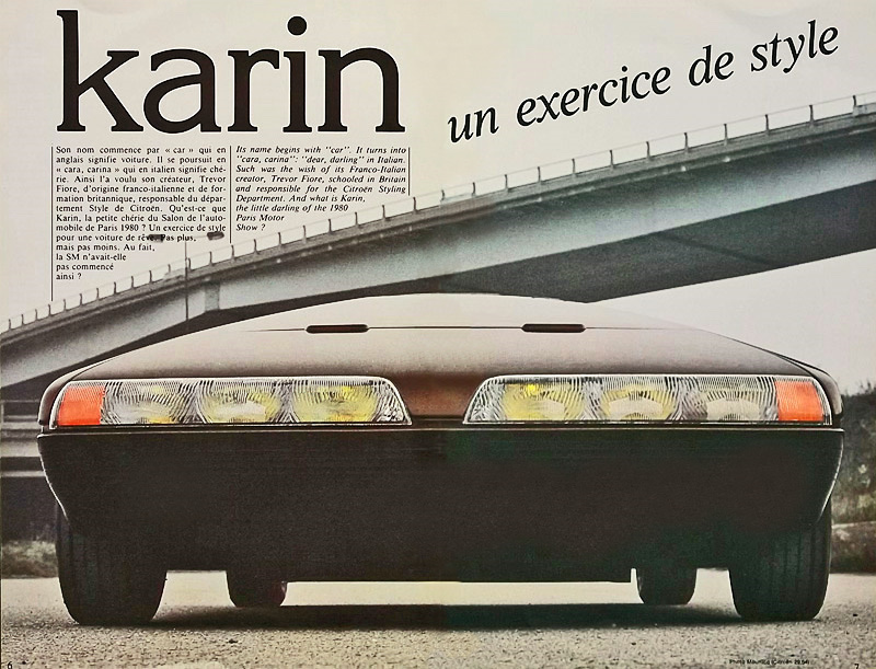 1980 - Citroën "Karin" Exercice de Style et une proposition pour un véhicule de l'avenir au Salon de l’Auto à Paris. Karin_12