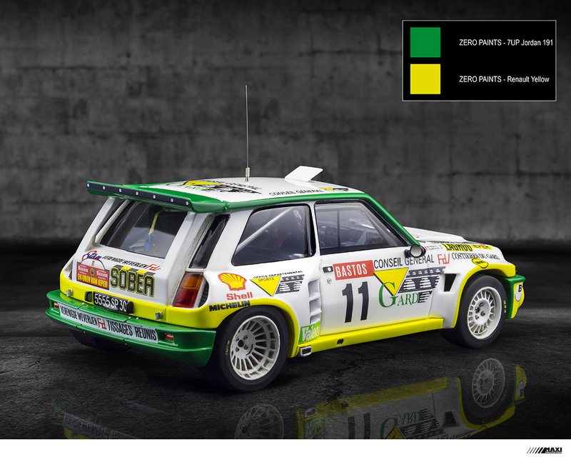 Renault 5 Maxi Philippe Touren au Rally Ypres 1986 Instru10