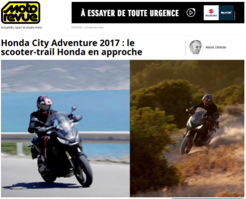 Honda City Adventure 2017 : le scooter-trail Honda en approche Scoot-10