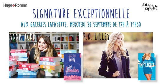 Dédicace d'Anna Todd et R.K. Lilley à Paris le 28 septembre ! Signat10